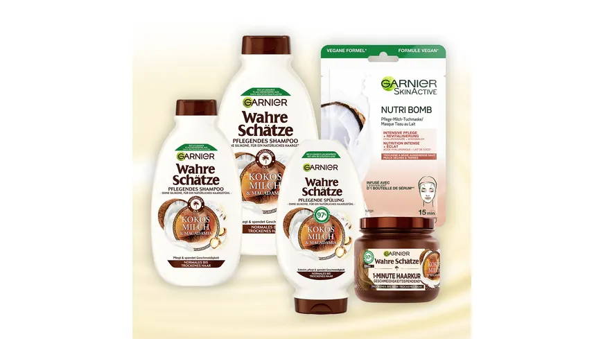 Garnier Wahre Schätze Haarkur Hair Remedy Coco Milk 340 ml