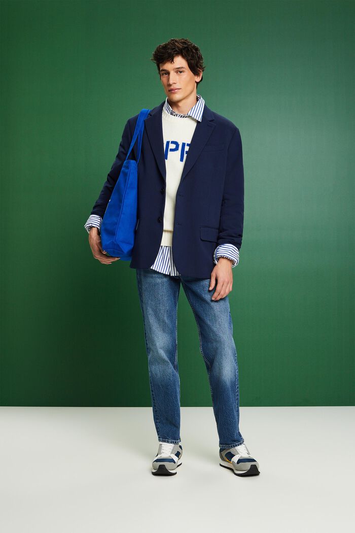 Lockere Retro-Jeans mit mittlerer Bundhöhe