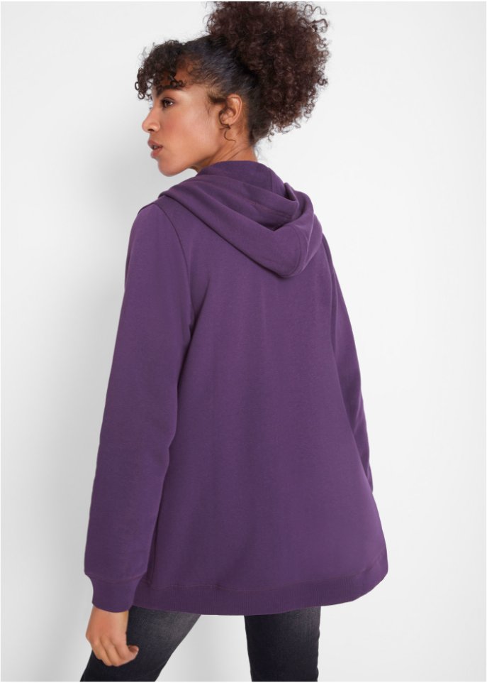 Long-Sweatjacke