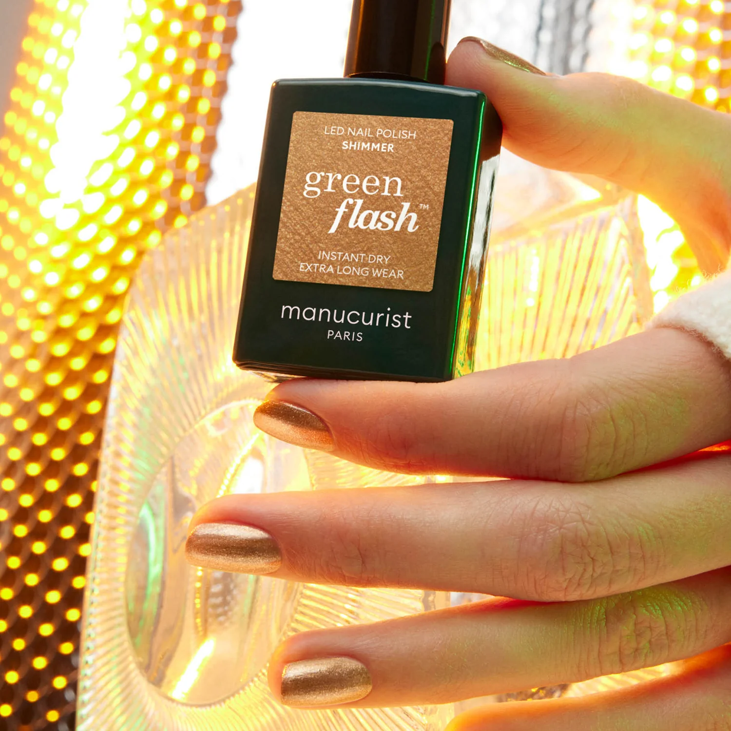 Polutrajni LED Green Flash™ - 15 ml šljokica