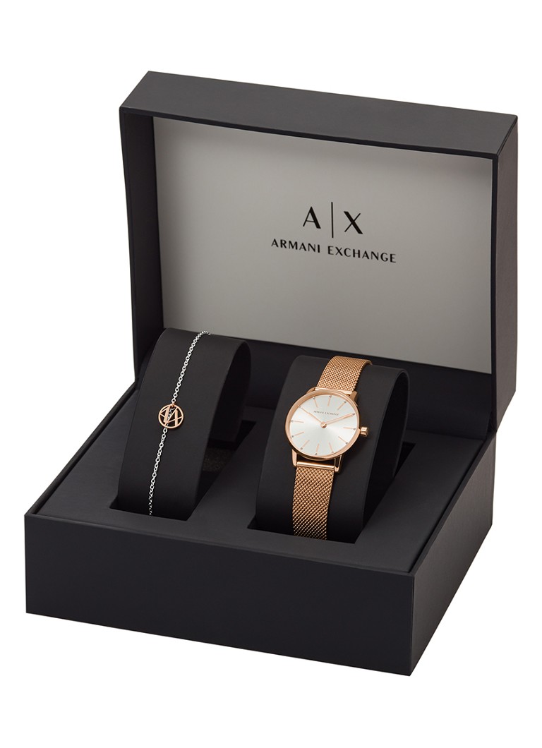 Armani Exchange AX7121 óra ajándékszett