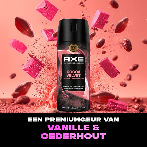 Axe Fine Fragrance Cocoa Velvet -deodoranttivartalosuihke 150ml