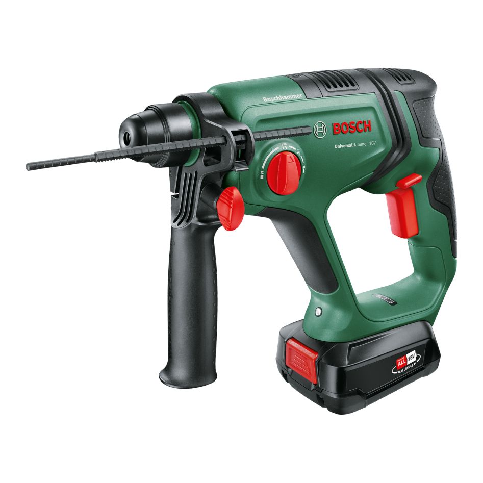 Bosch Green 06039D6002 Univerzalni čekić 18V Akumulatorska bušilica-čekić 1x 2,5 Ah i punjač AL 18V-20 u koferu