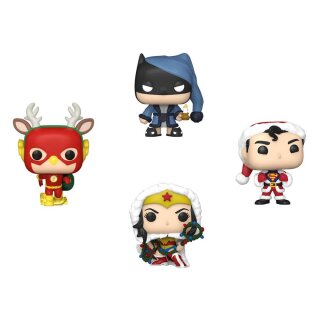 DC Comics Holiday 2022 Pocket POP! Vinyl Minifiguren 4er-Pack Tree Holiday Box 4 cm