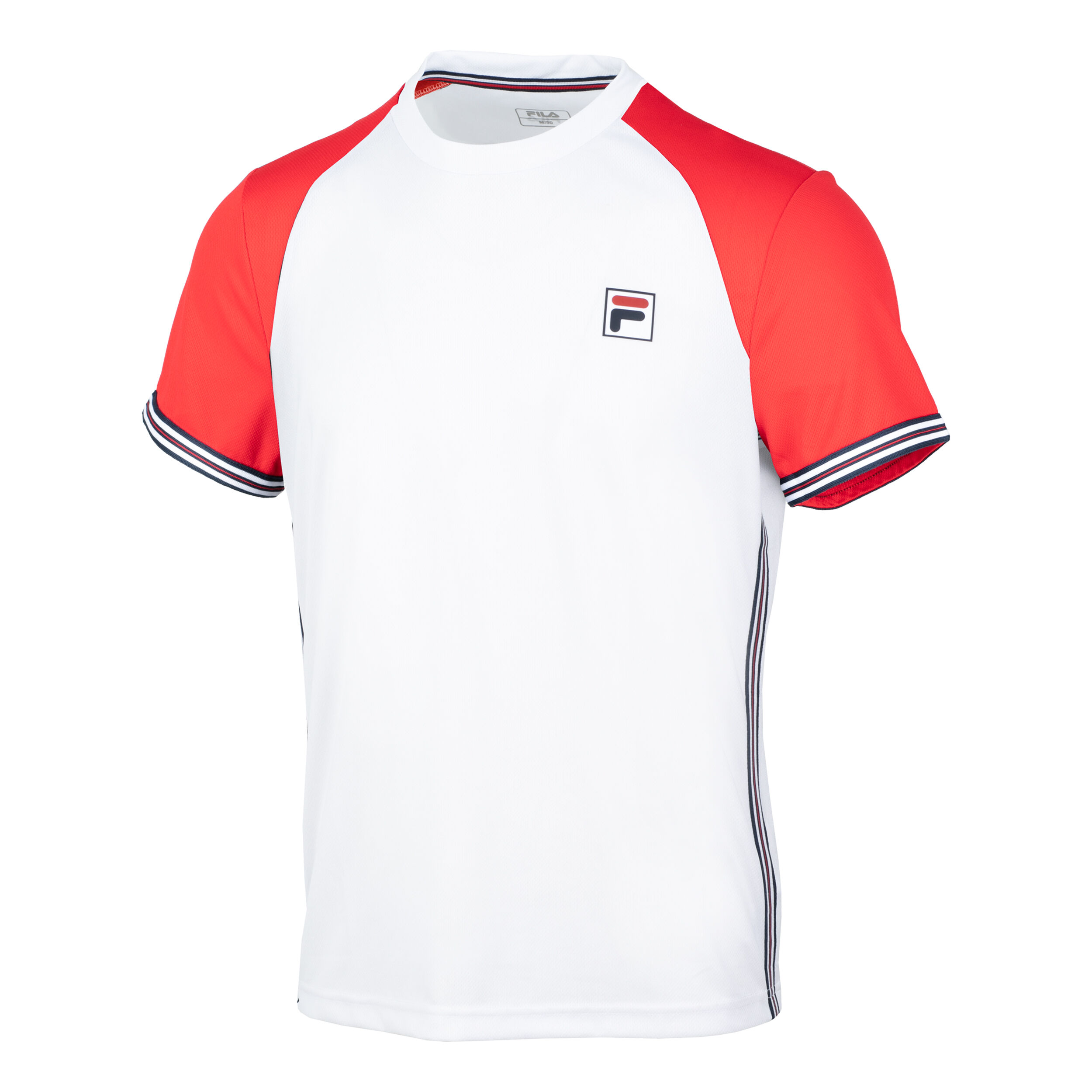 Alfie T-Shirt Herren - Weiß, Rot