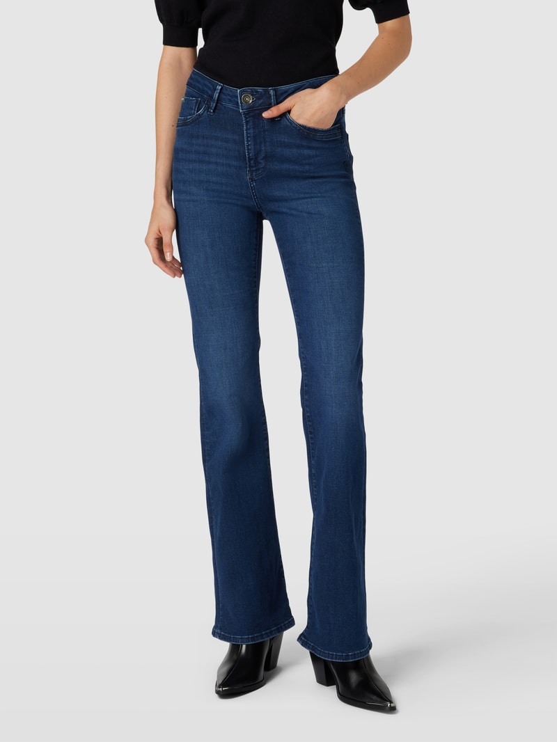 Jeans im 5-Pocket-Design Modell 'CELIA' in dunkelblau