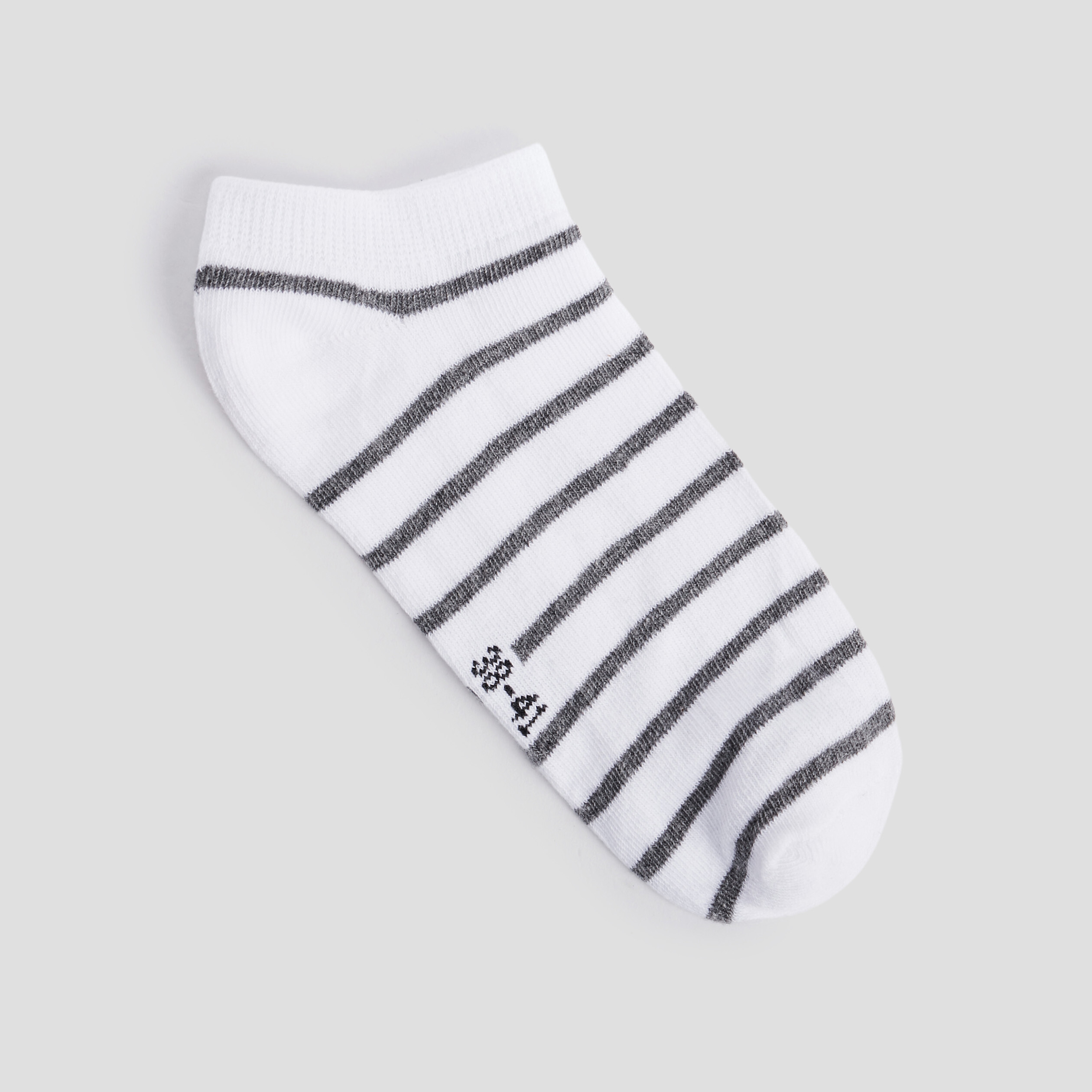 Lot 5 paires socquettes gris femme | La Halle