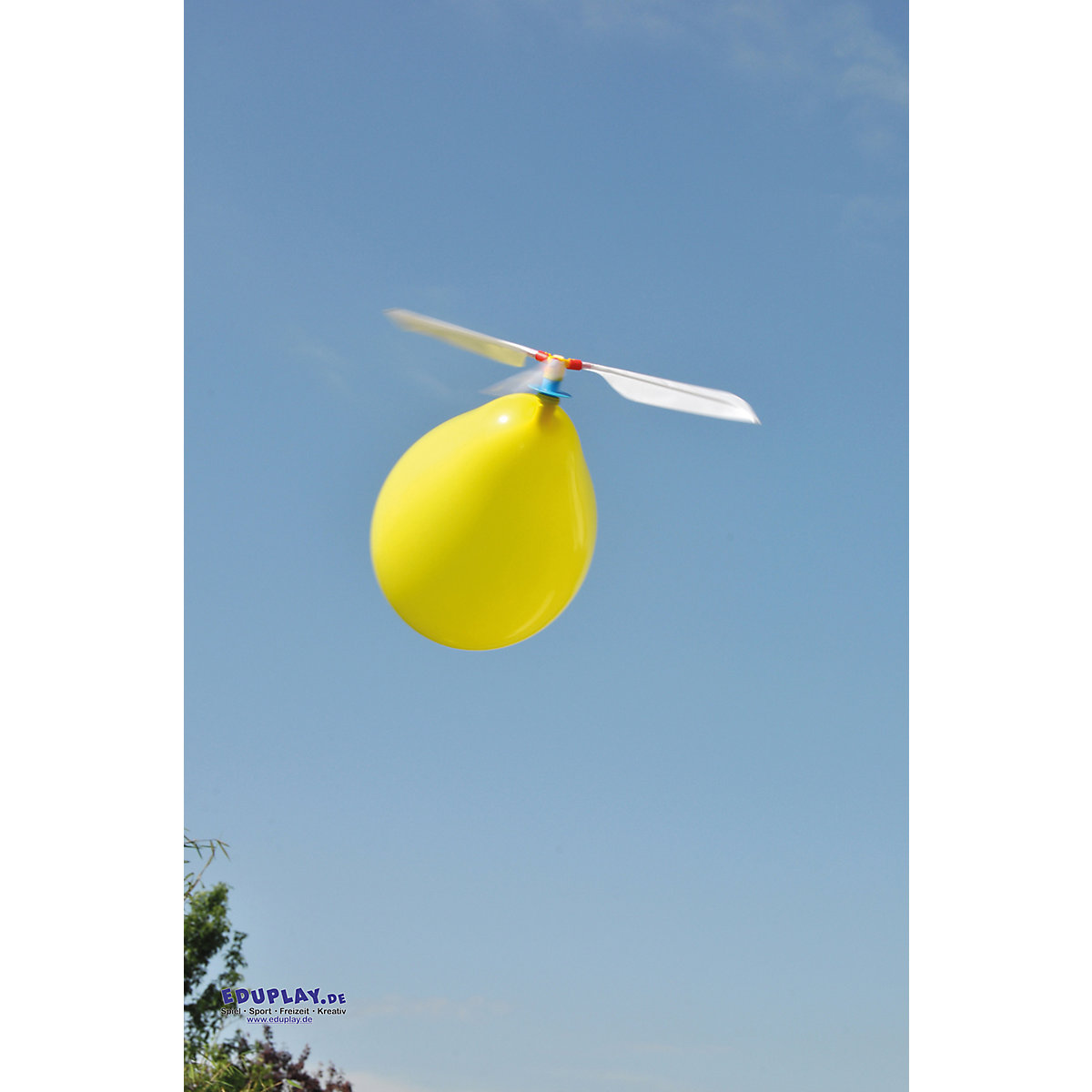 Ballon-Helikopter, 3 Stück