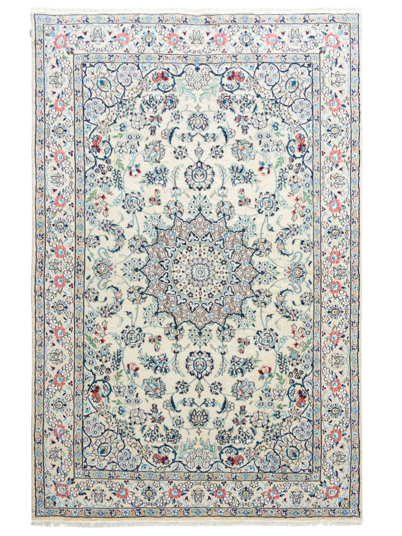 Kaschmar Nain 12 Lah ca. 195 x 302 cm, Unikat / Einzelstück