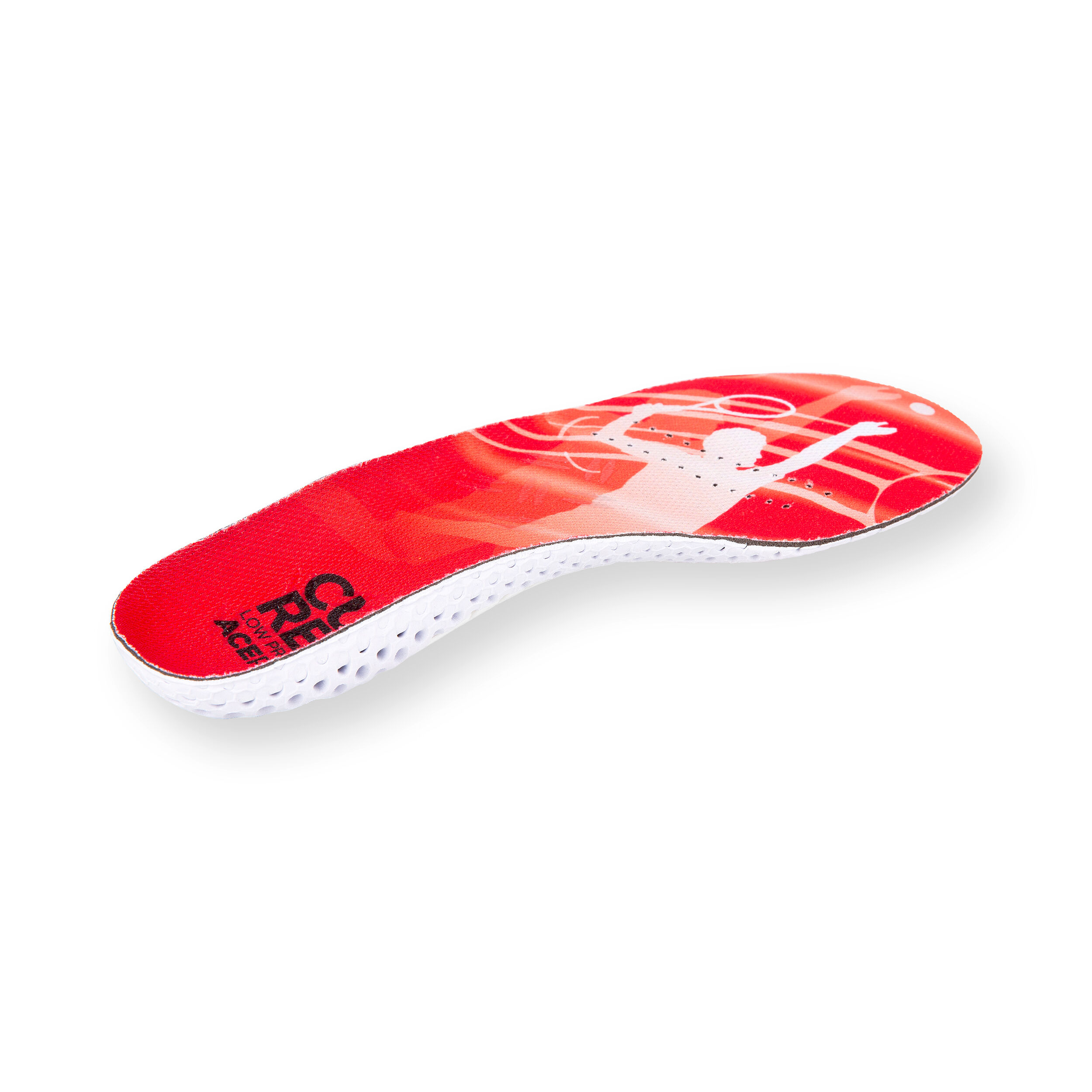 AcePro Low Einlegesohle - Rot, Dunkelrot