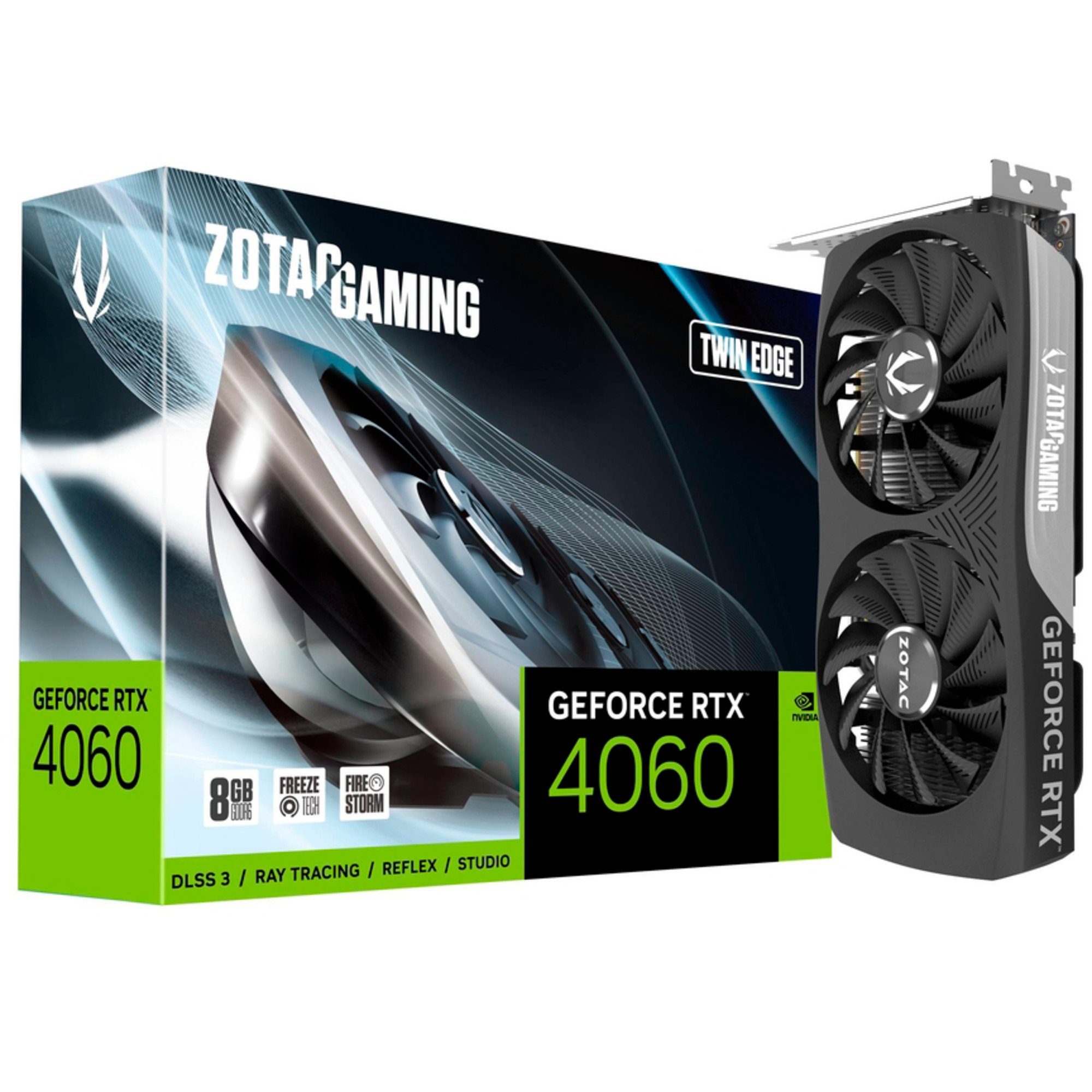 Zotac ZOTAC GAMING GeForce RTX 4060 8GB Twin Edge, Grafikkarte (8 GB)