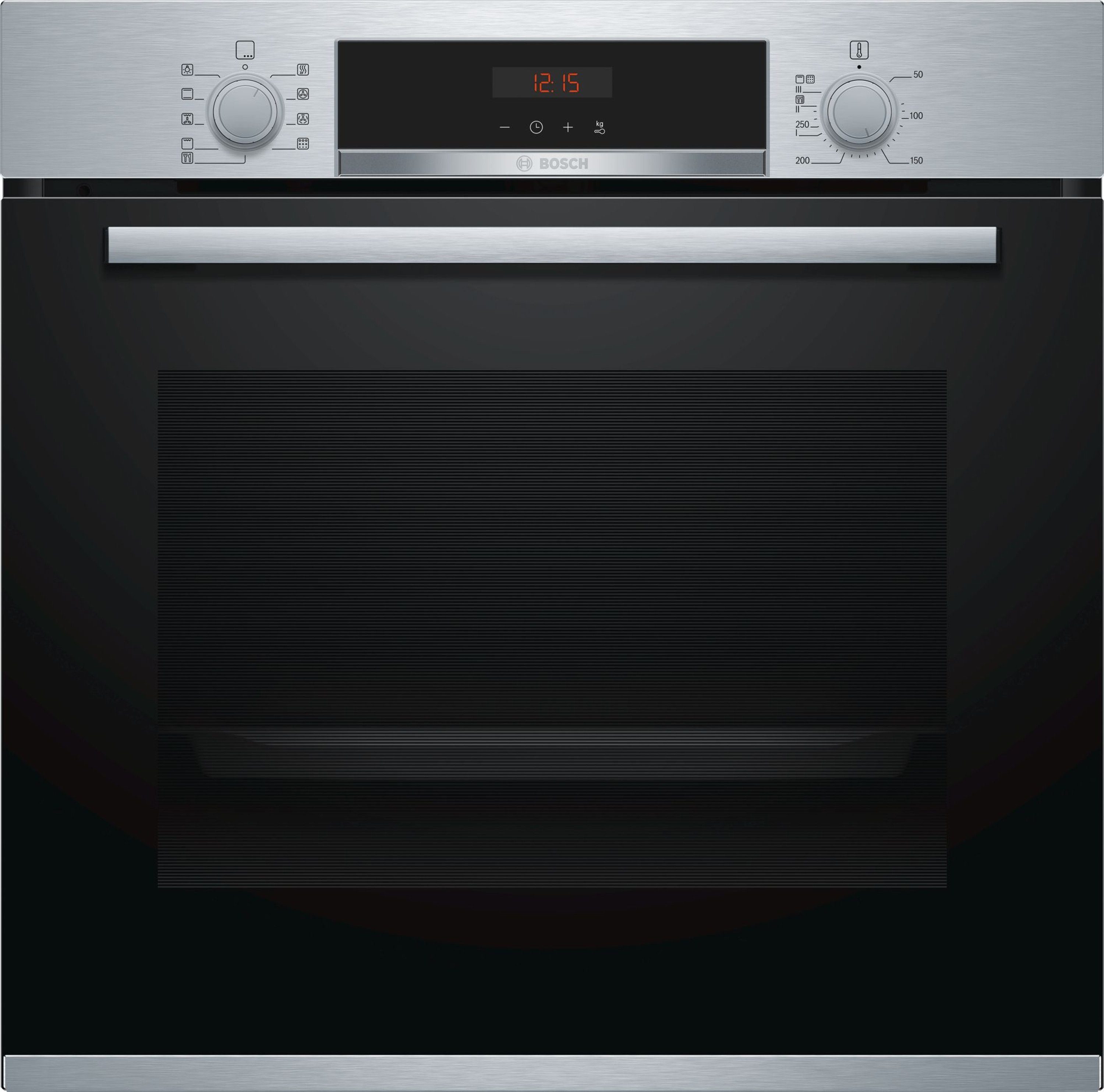BOSCH Einbaubackofen HBA573BS1, mit Auszugssystem nachrüstbar, mit Pyrolyse-Selbstreinigung