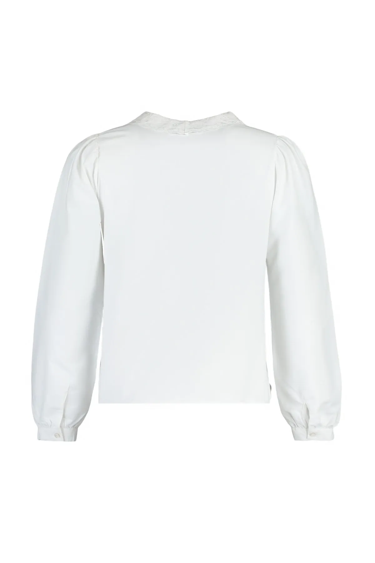 Trendyol Collection  Weißes, besticktes Baumwollhemd mit Stickereidetails - TWOAW21GO0005