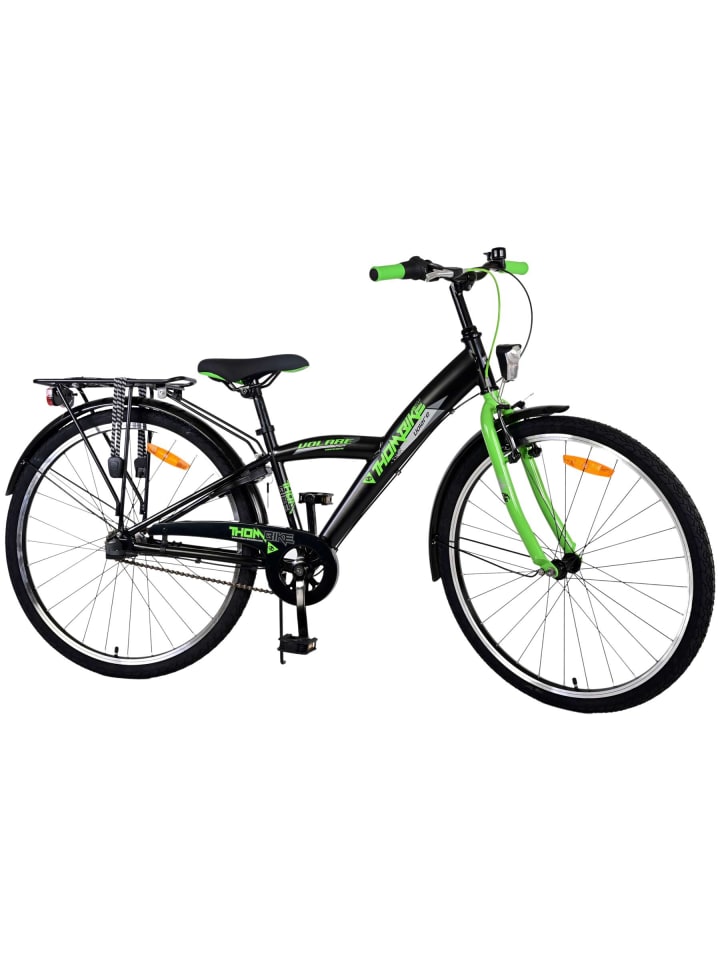 Volare Kinderfahrrad Thombike für Jungen 26 Zoll Kinderrad in Schwarz Grün 9 Jahre günstig kaufen onesize