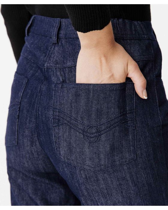 Pantalon stretch en toile, 3 statures.