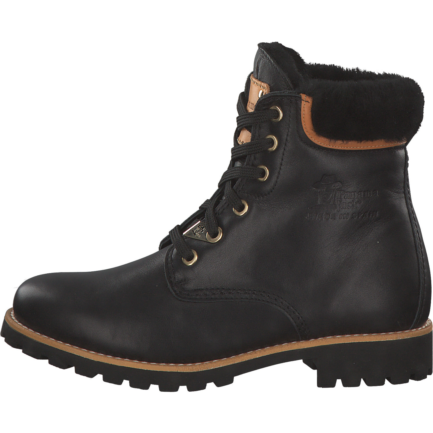 Panama Jack Travelling Panama 03 Igloo B, Winterstiefel, Damen, Schwarz (Negro/Black)