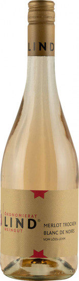 2022 Merlot Blanc de Noirs | vom Löss-Lehm trocken Bio - Weingut Ökonomierat Lind