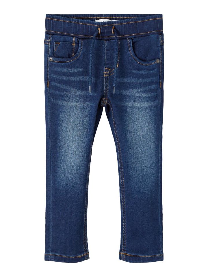name it Schlupfjeans in dark blue denim günstig kaufen