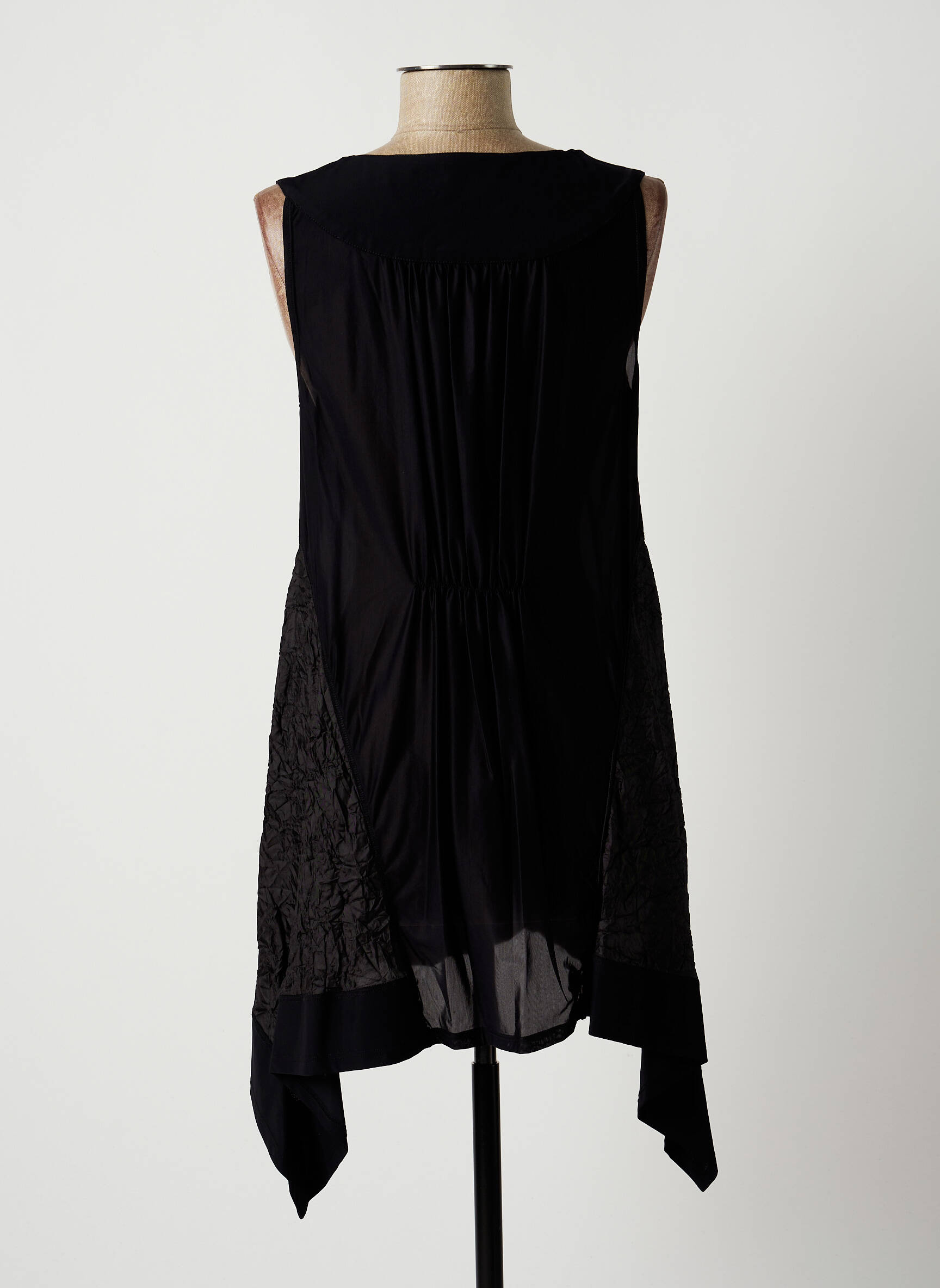 Lauren Vidal Tuniquesansmanche Femme couleur noir