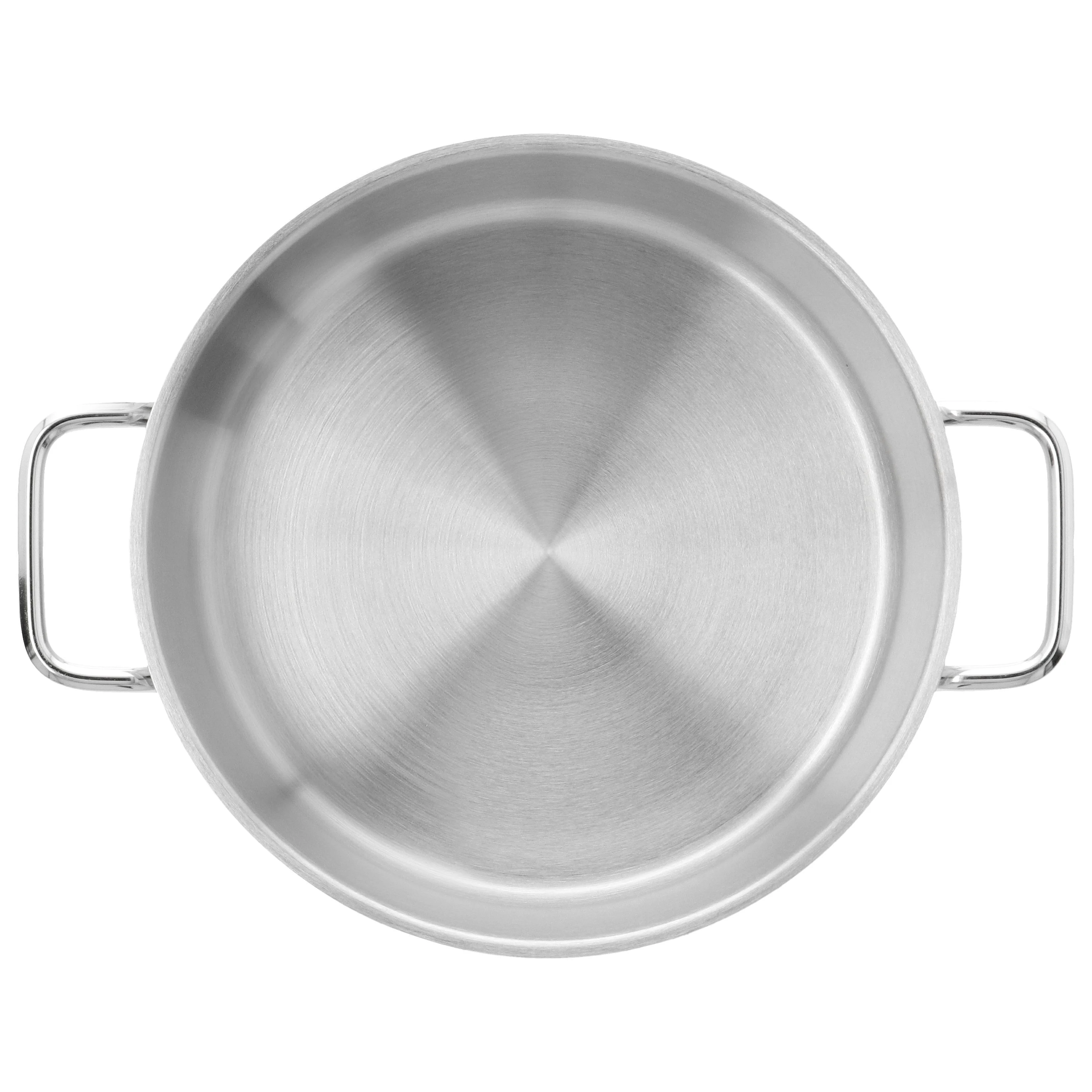 Bratentopf ohne Deckel 22 cm, 18/10 Edelstahl
