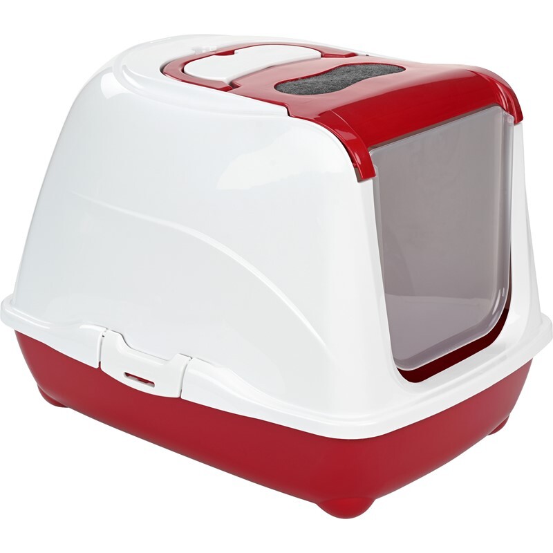 AniOne Katzentoiletten AniOne Katzentoilette Flip Cat S rot