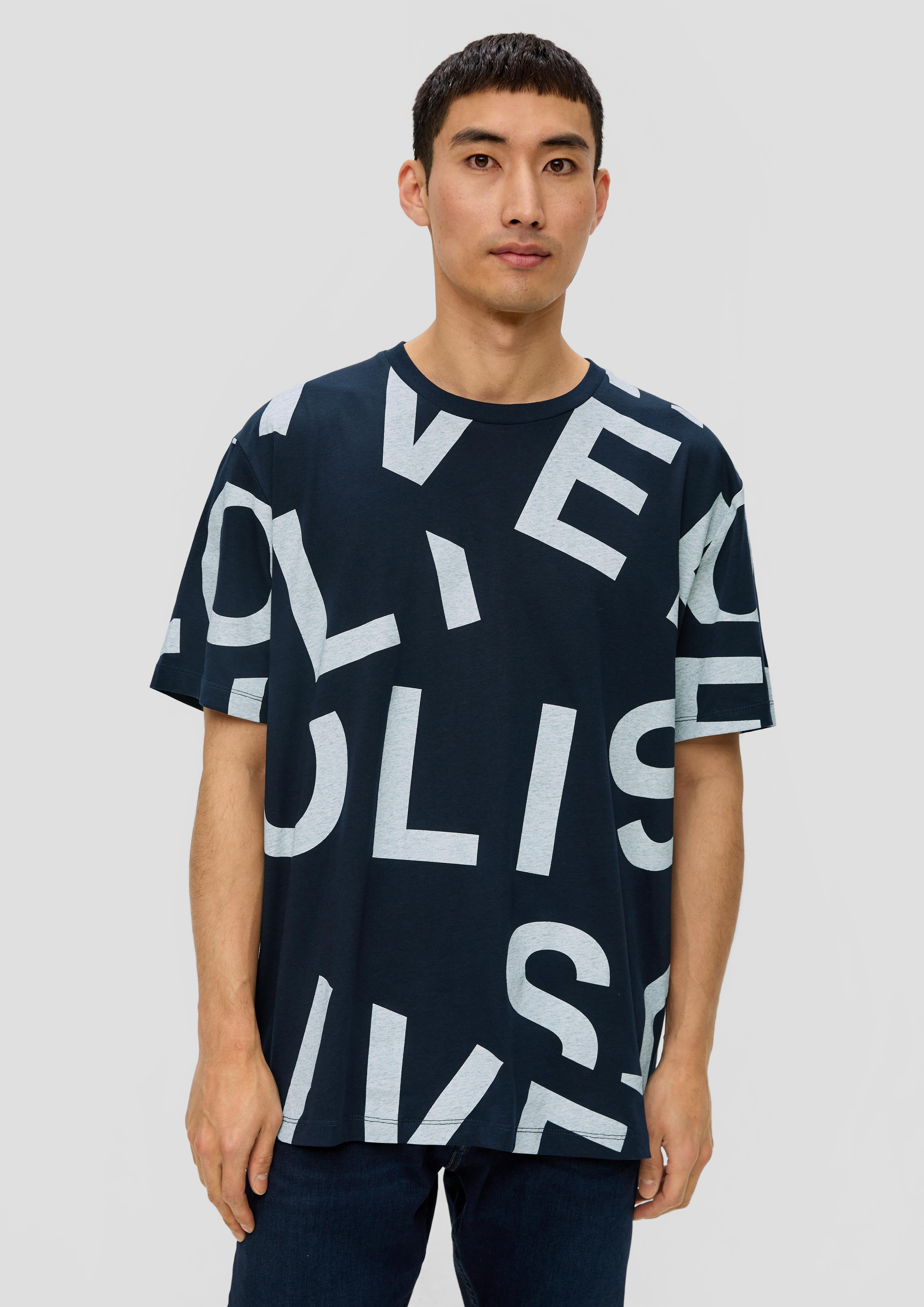 Baumwollshirt mit Allover-Print  2143394-59F1