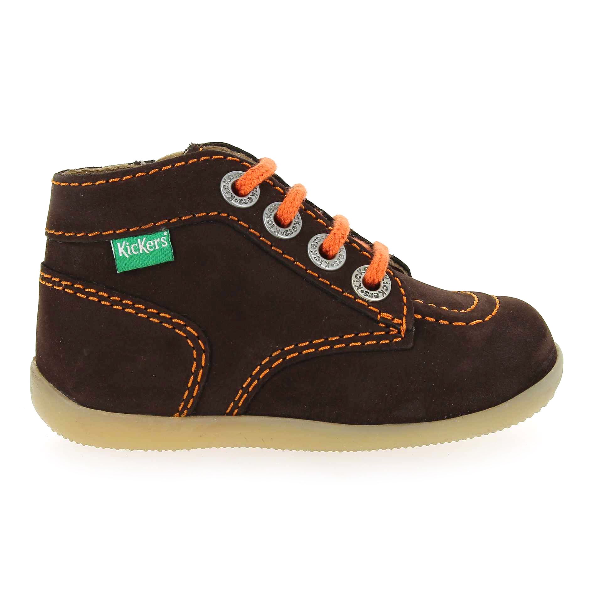 Kickers  BONZIP-2 - Marron Orange