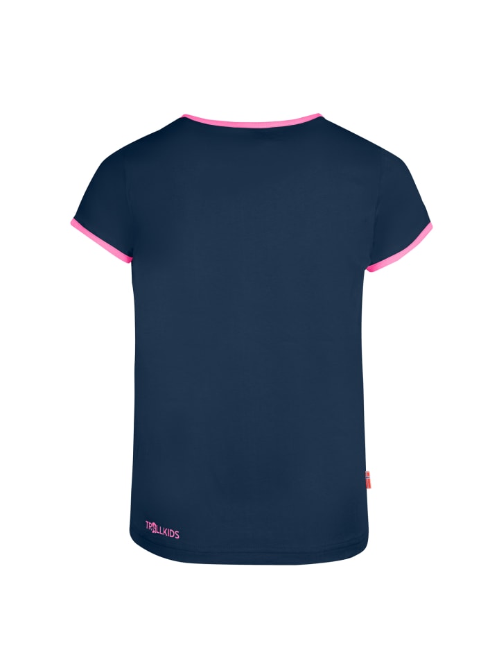 Trollkids Funktionsshirt Kroksand in navy/pink günstig kaufen