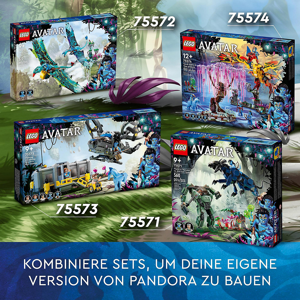 LEGO® Avatar 75571 Neytiri und Thanator vs. Quaritch im MPA