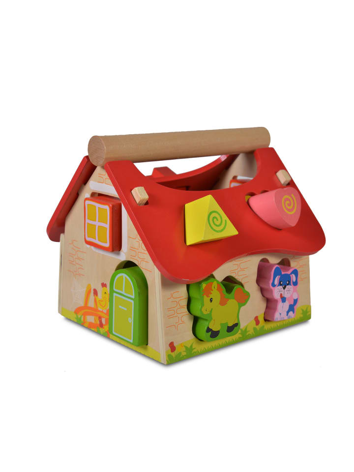 Moni Sortierspiel Tierhaus 2044 in rot günstig kaufen onesize