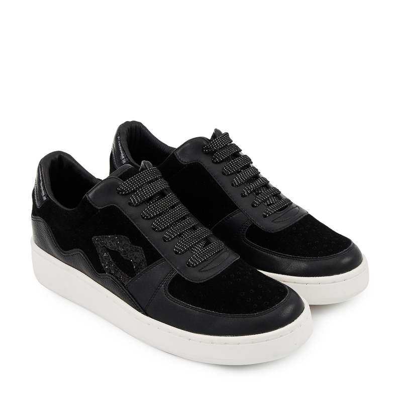 Baskets en cuir Loulou noir
