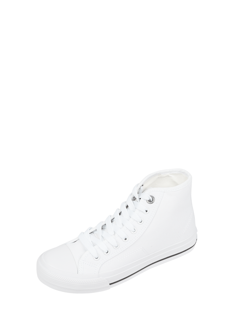 High Top Sneaker aus Canvas Modell 'Corp' in weiß