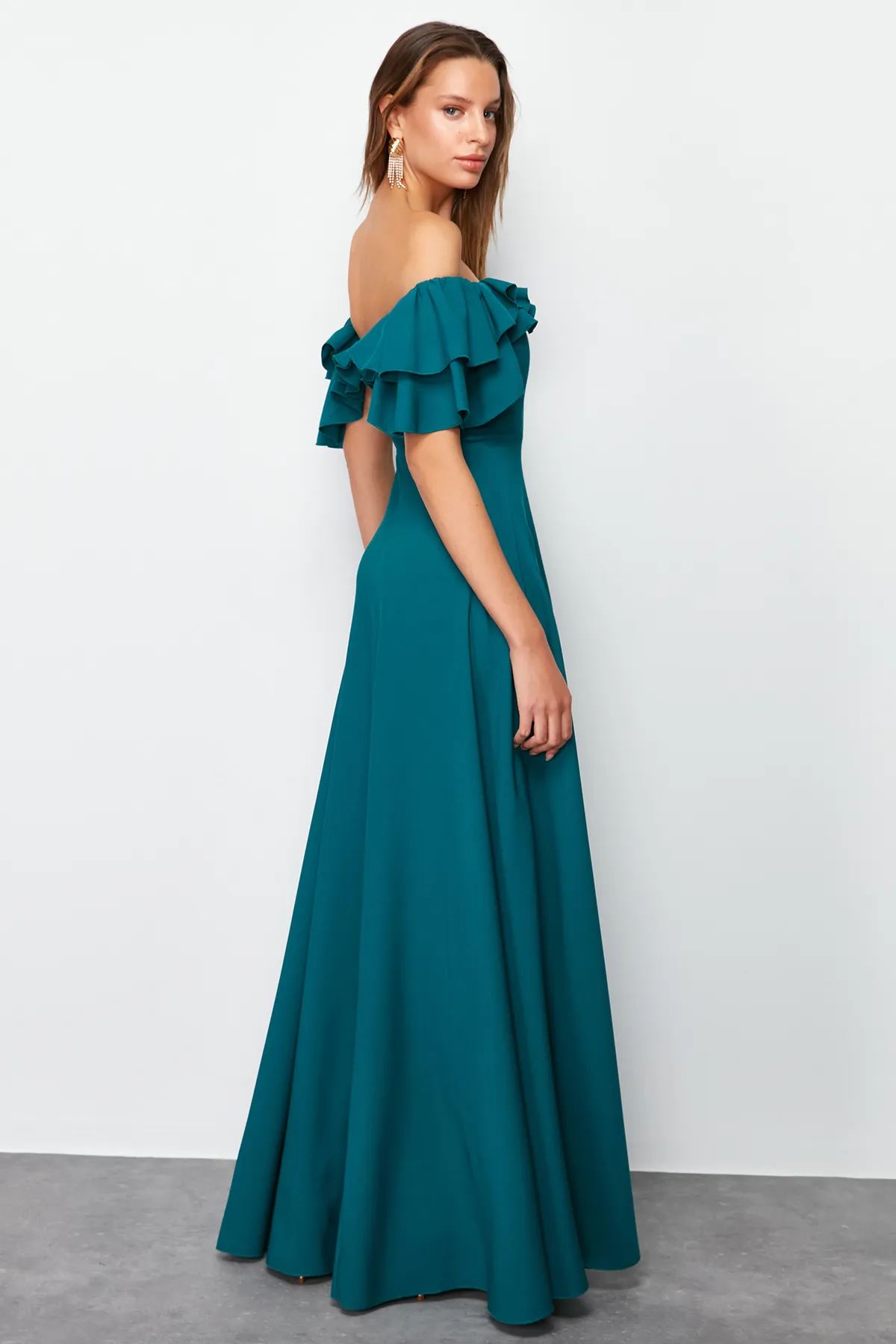 Trendyol Collection  Abendkleid & Abschlusskleid - Grün - A-Linie