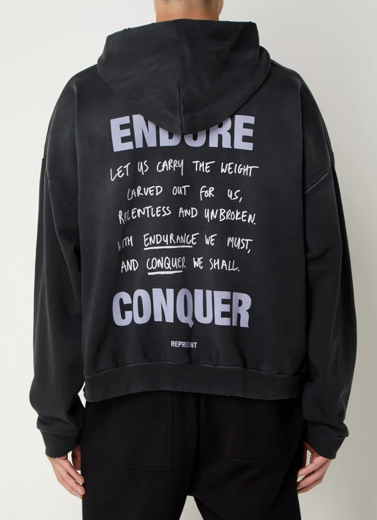 Represent Atlas hoodie with front and back print