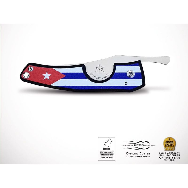 Les Fines Lames Zigarrenschneider Le Petit Flag-Cuba Dark