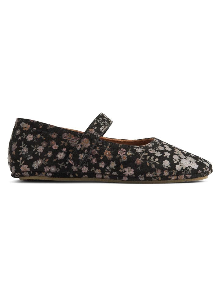 Wheat Leder-Ballerinas in Schwarz günstig kaufen