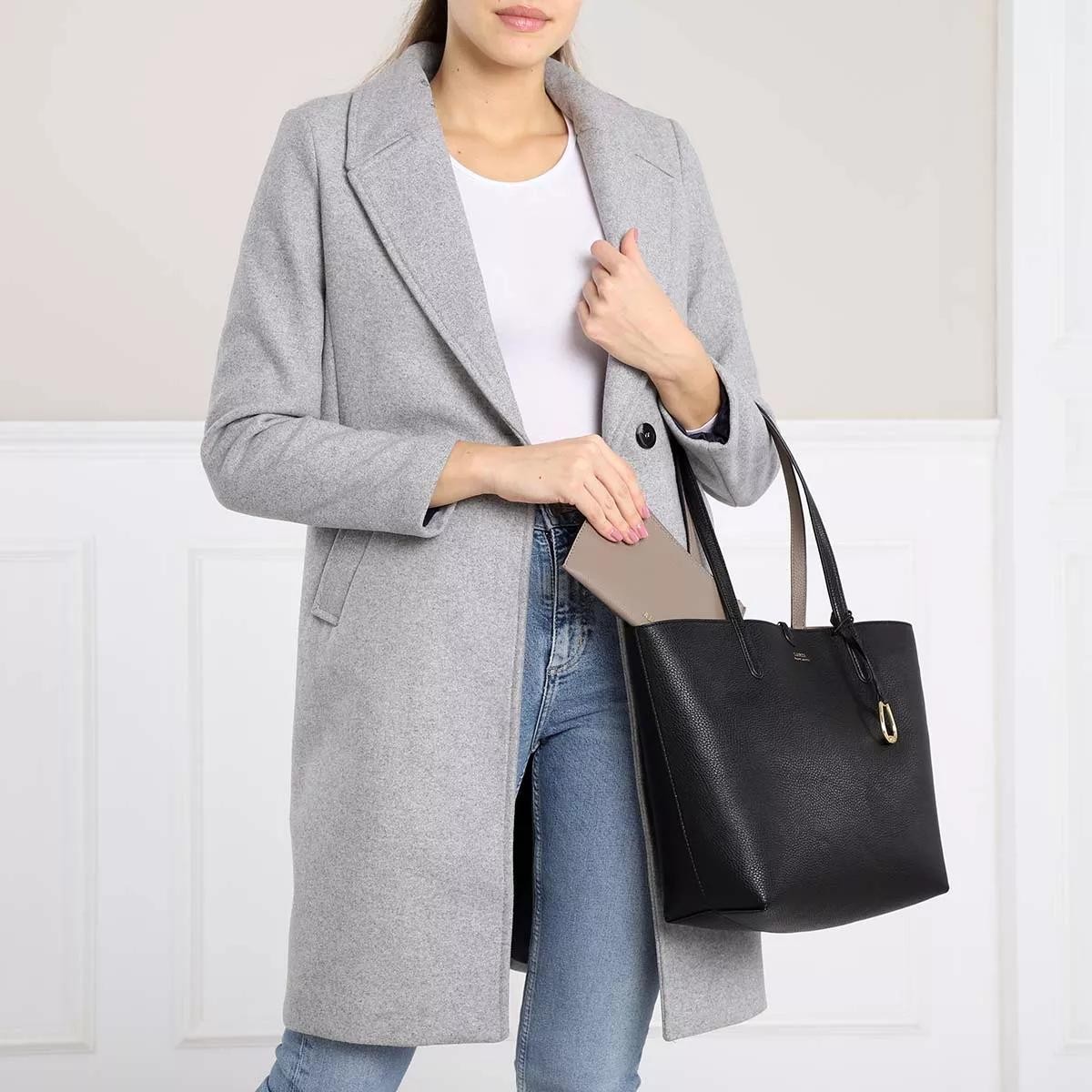 RALPH LAUREN Handtaschen schwarz Shopper