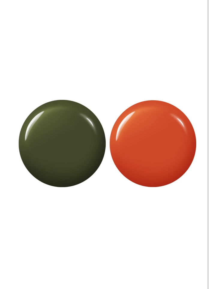 Didier Lab Nagellack-Set Gel Polish Deep Olive   Papaya in Deep Olive   Papaya günstig kaufen onesize
