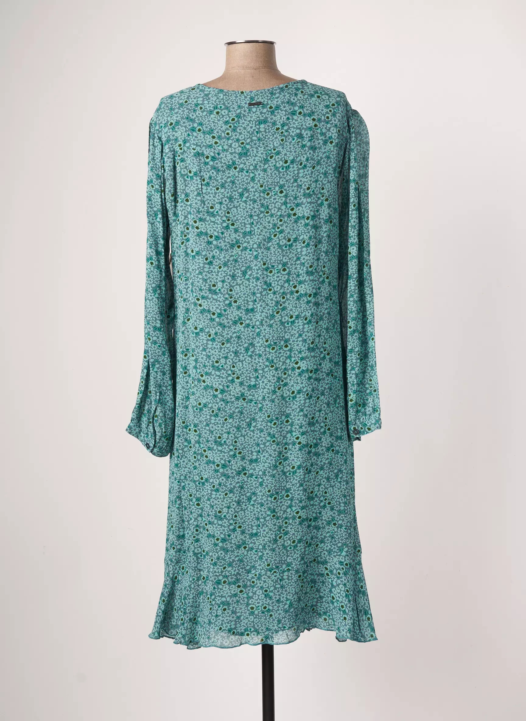 Agathe   Louise Robes Mi Longues Femme couleur vert