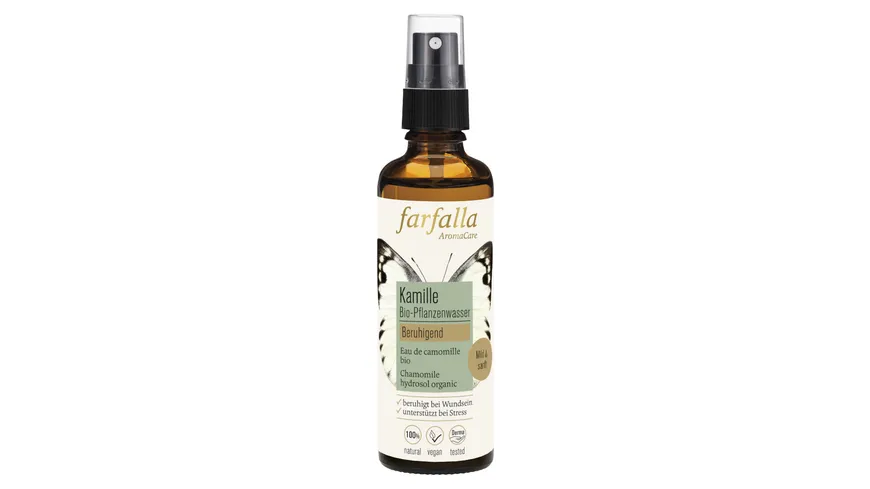 Farfalla Kamille Bio-Pflanzenwasser 75 ml