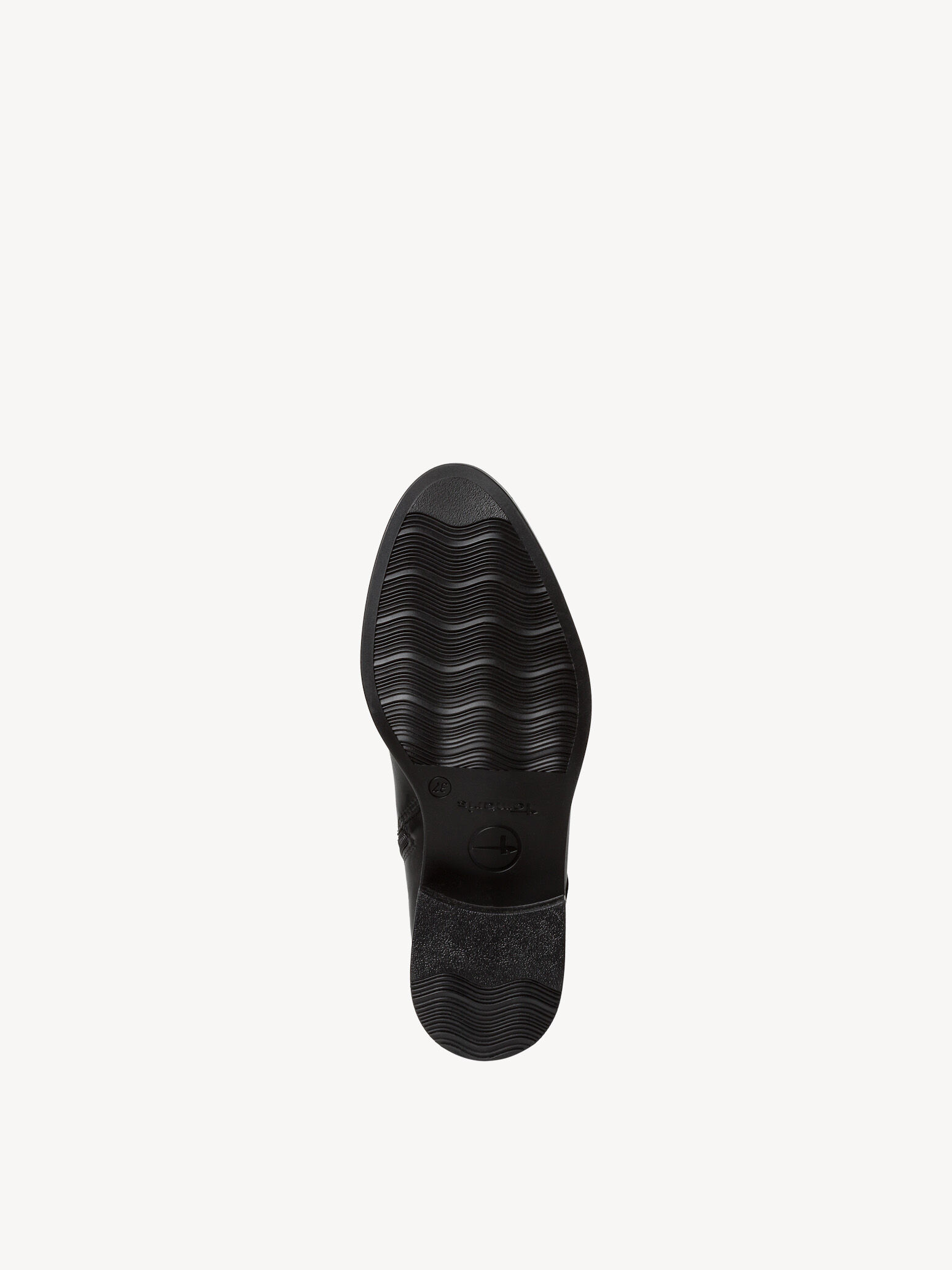 Bottine en cuir - noir