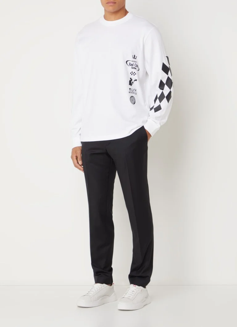 HUGO BOSS Dasino sweater with logo and back print