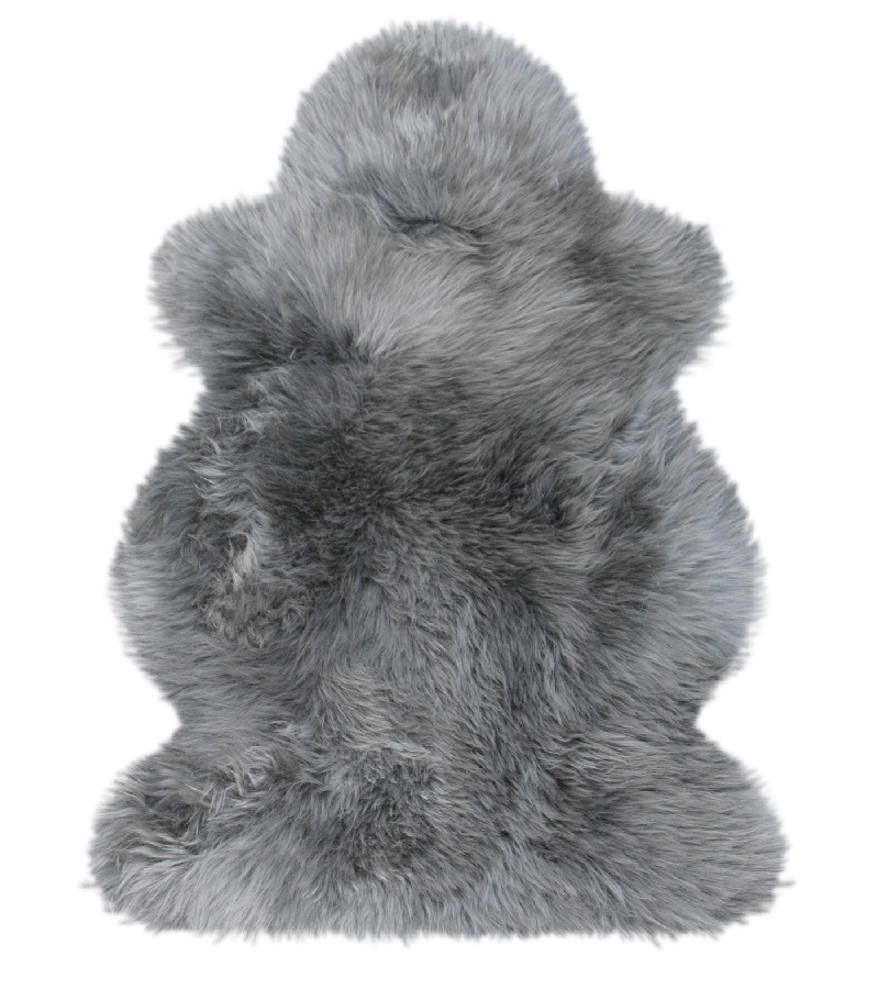 Australisches Lammfell Grau 68 x 100 cm