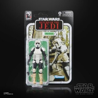 Star Wars Episode VI 40th Anniversary Black Series Actionfigur Biker Scout 15 cm