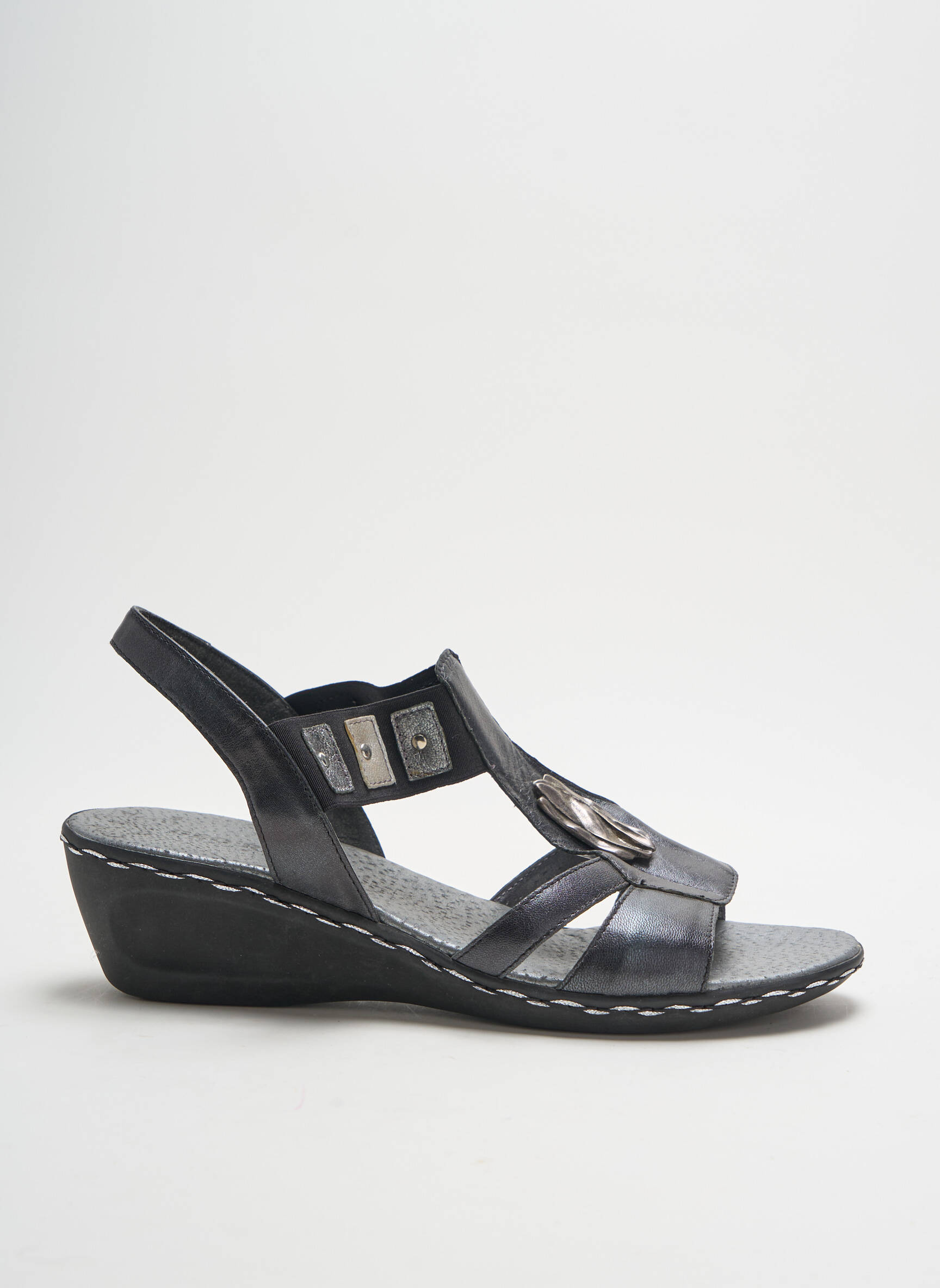 Geo Reino Sandales Nu Pieds Femme couleur noir