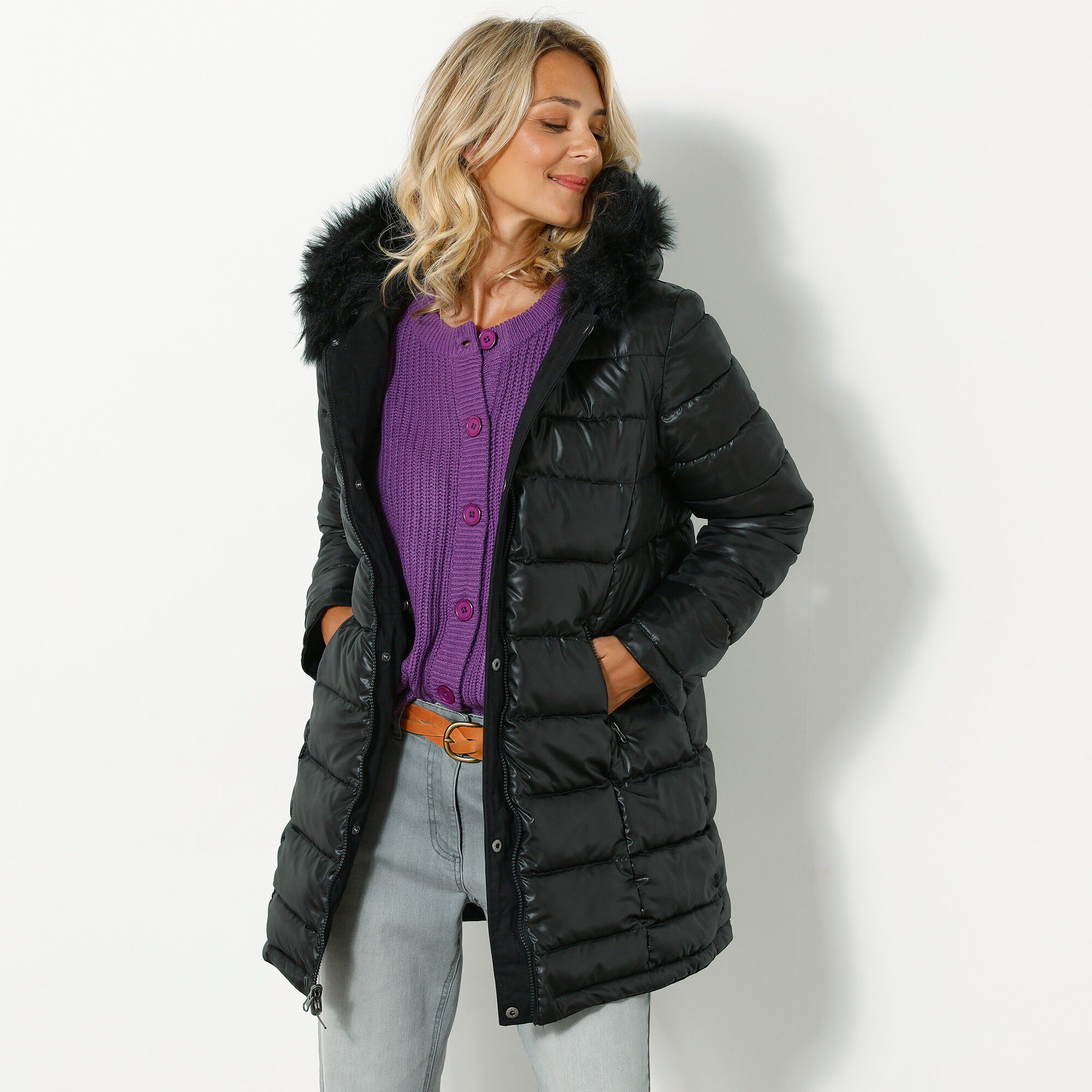 Parka réversible doudoune matelassée déperlante