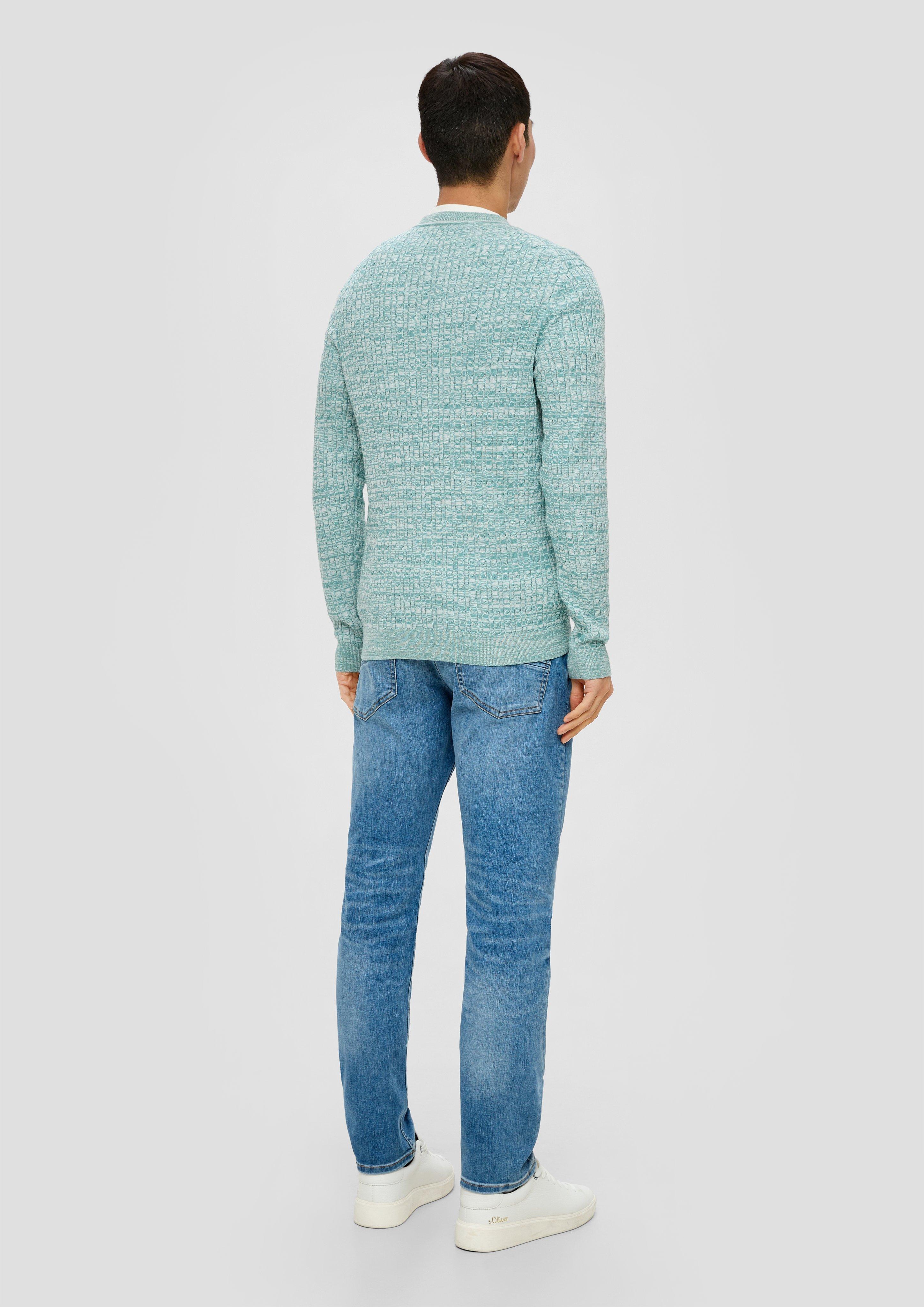 Strickpullover mit Zopfmuster  2137431-65X1