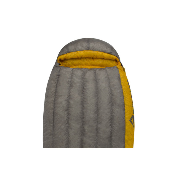 SPARK SPII - REGULAR DARK GREY / YELLOW - Daunenschlafsack