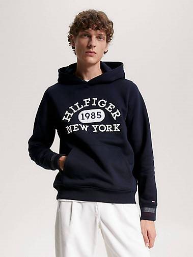 TOMMY HILFIGER Herren Hoodie MONOTYPE COLLEGIATE