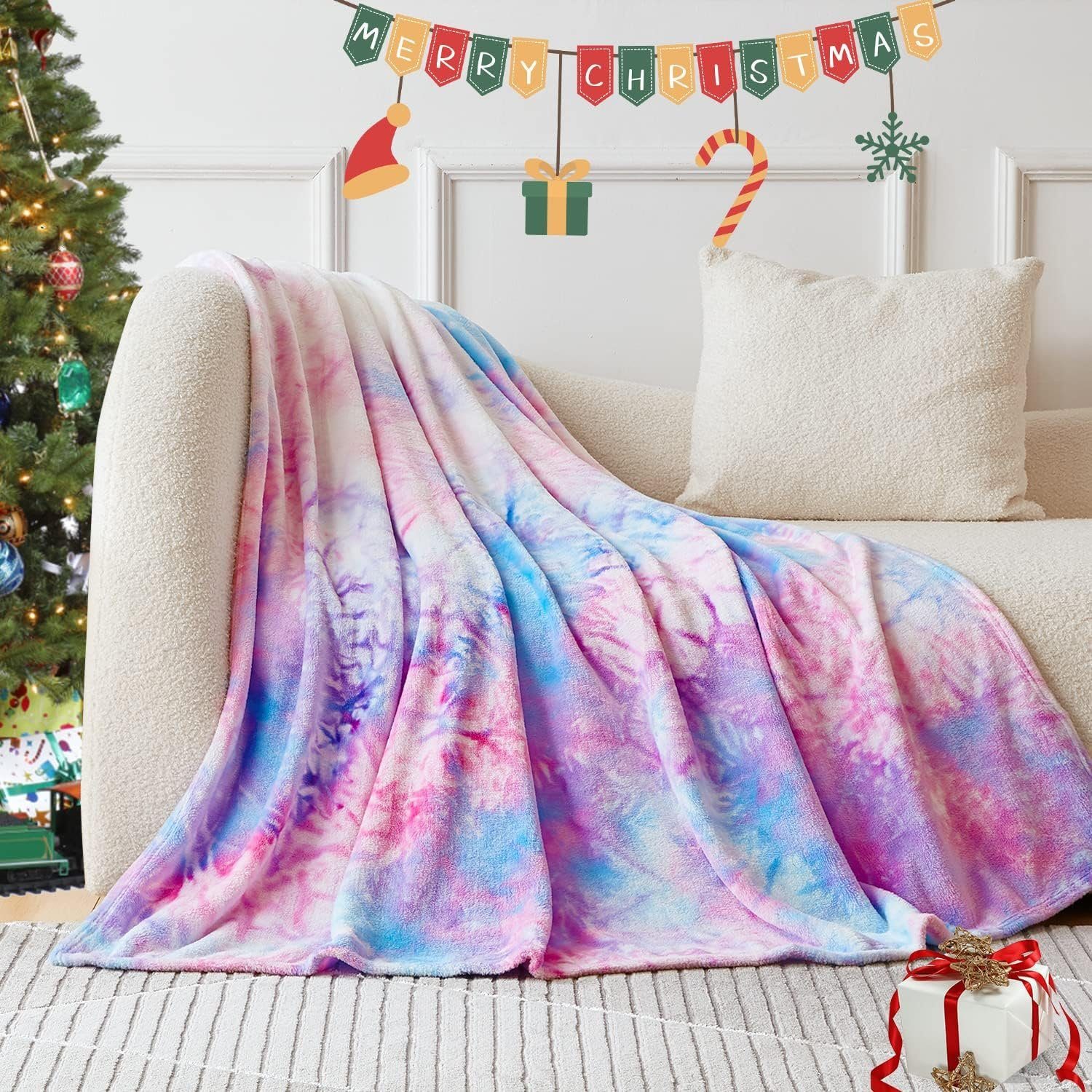 Kinderdecke Kuscheldecke für Kinder, Sofadecke, Tagesdecke, Wohnzimmerdecke, Avoalre, 76 x 102 Regenbogen-Überwurf für Mädchen, oder Geschenk für Kinder